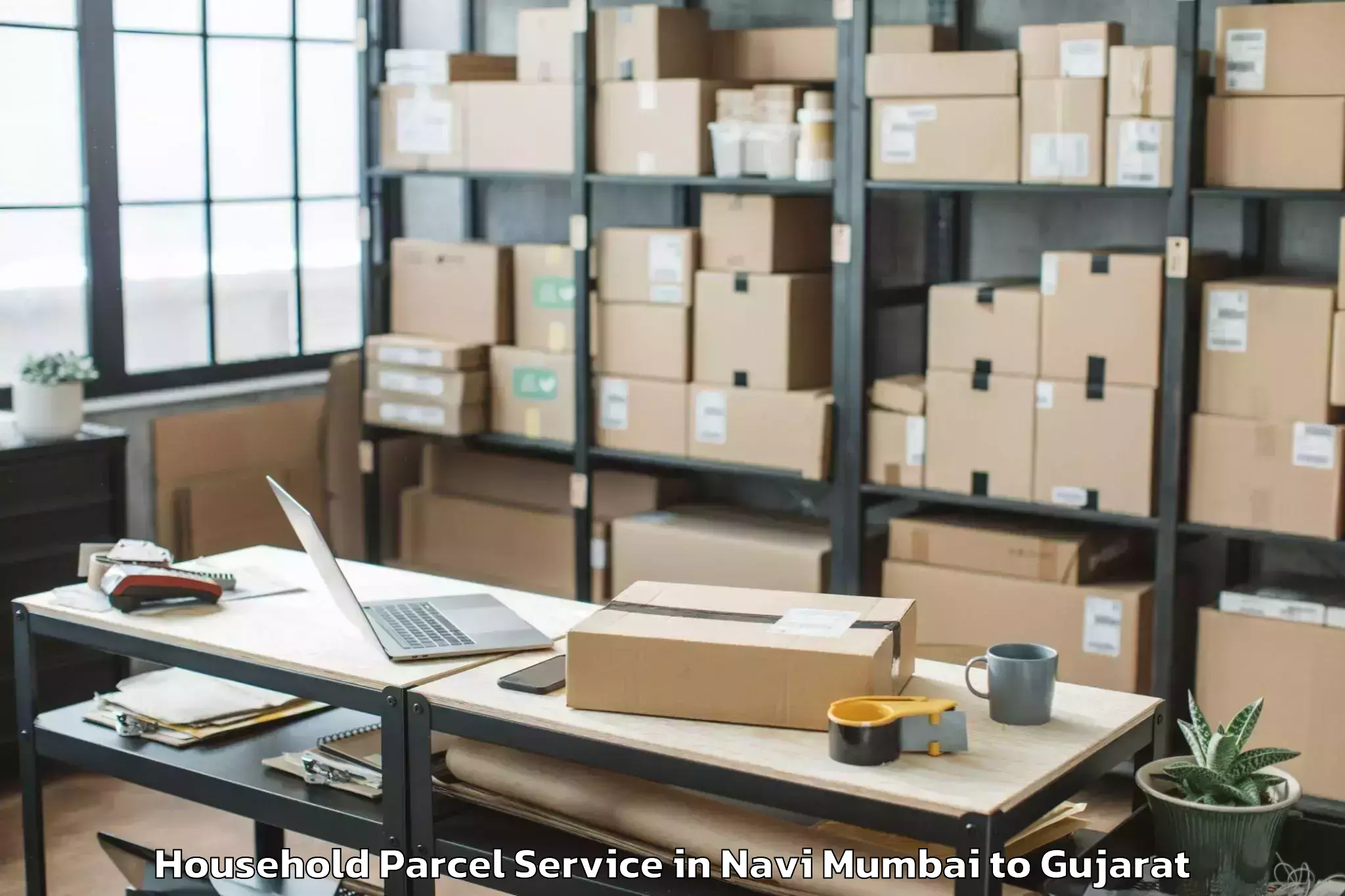 Book Your Navi Mumbai to Surat Household Parcel Today